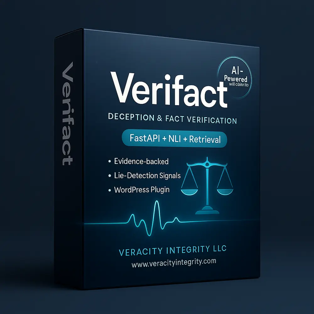 VeriFact WordPress point-and-check plugin interface demo